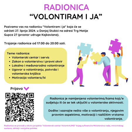 Radionica Volontiram i ja